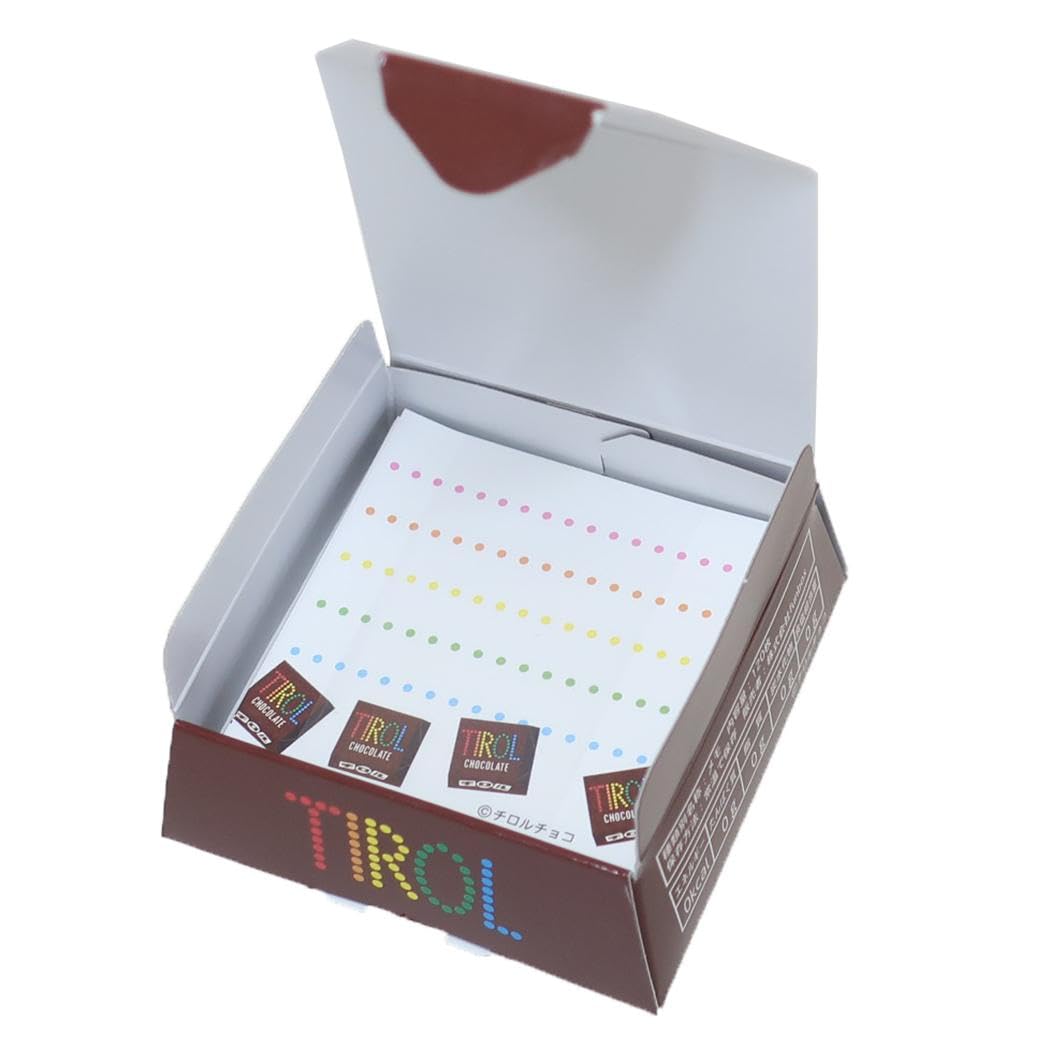 Amazon.co.jp: チロルチョコ[メモ帳]箱メモ/コーヒーヌガー お菓子